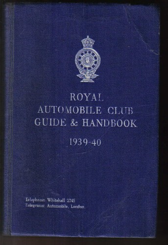 Rac book royal - rac, automobile