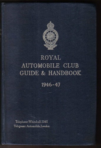 Rac book royal automobile - royal, club