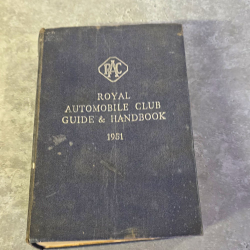 Vintage 1951 rac guide - ,