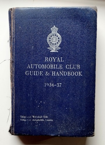 Rac book royal automobile - automobile, club